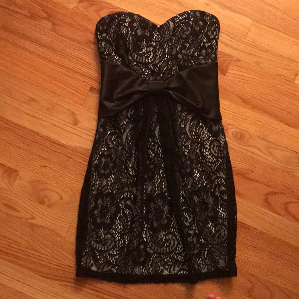 Black bow dress - Size S
